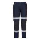 Portwest Slim Fit Stretch Bio Motion Pants front view