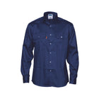 DNC Flame Retardant Drill Long Sleeve Shirt Navy