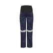 WORKCRAFT Maternity Cargo Reflective Cotton Drill Work Pants WPL080