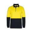 JB's Hi Vis Long Sleeve Cotton Polo 6CPHL