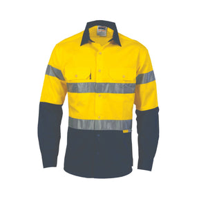 HiVis Cool-Breeze Cotton Shirt Yellow