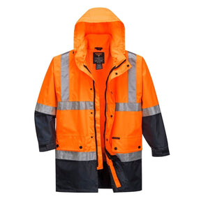 Hi-Vis Rain Jacket Orange