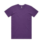ascolour Men's Staple Tee dark purple front
