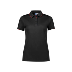 Biz Collection women's Focus polo P313LS back view