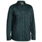 Bisley Long Sleeve Cotton Drill Shirt Green