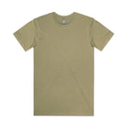 ascolour Men's Staple Tee front view olive green
