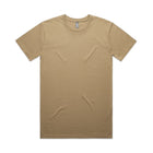 ascolour Men's Staple Tee in beige front view