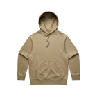 beige hoodie front view