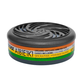 A1B1E1K1 cartridges for respiratory protection