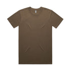 ascolour Men's Staple Tee in brown front view