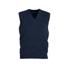 Men's Woolmix Knit Vest WV6007 in dark navy