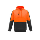 Syzmik hi-vis pullover hoodie fabric close-up