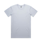 ascolour Men's Staple Tee front view in light blue