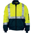 HiVis 2 Tone Bomber Jacket Yellow