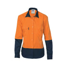 DNC ladies hi-vis shirt chest pocket detail