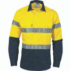 DNC HiVis D/N 2 Tone Drill Shirt 3536 Yellow