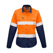 Syzmik Women's Rugged Cooling HI Vis Taped Long Sleeve Shirt ZW720