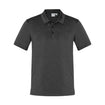 Biz Collection Men's Aero Short Sleeve Polo Black Marle P815MS