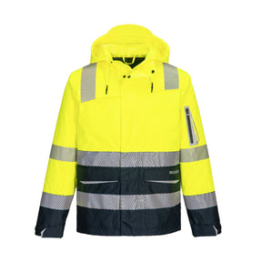 Portwest Huski hi-vis shell jacket K8201 front view