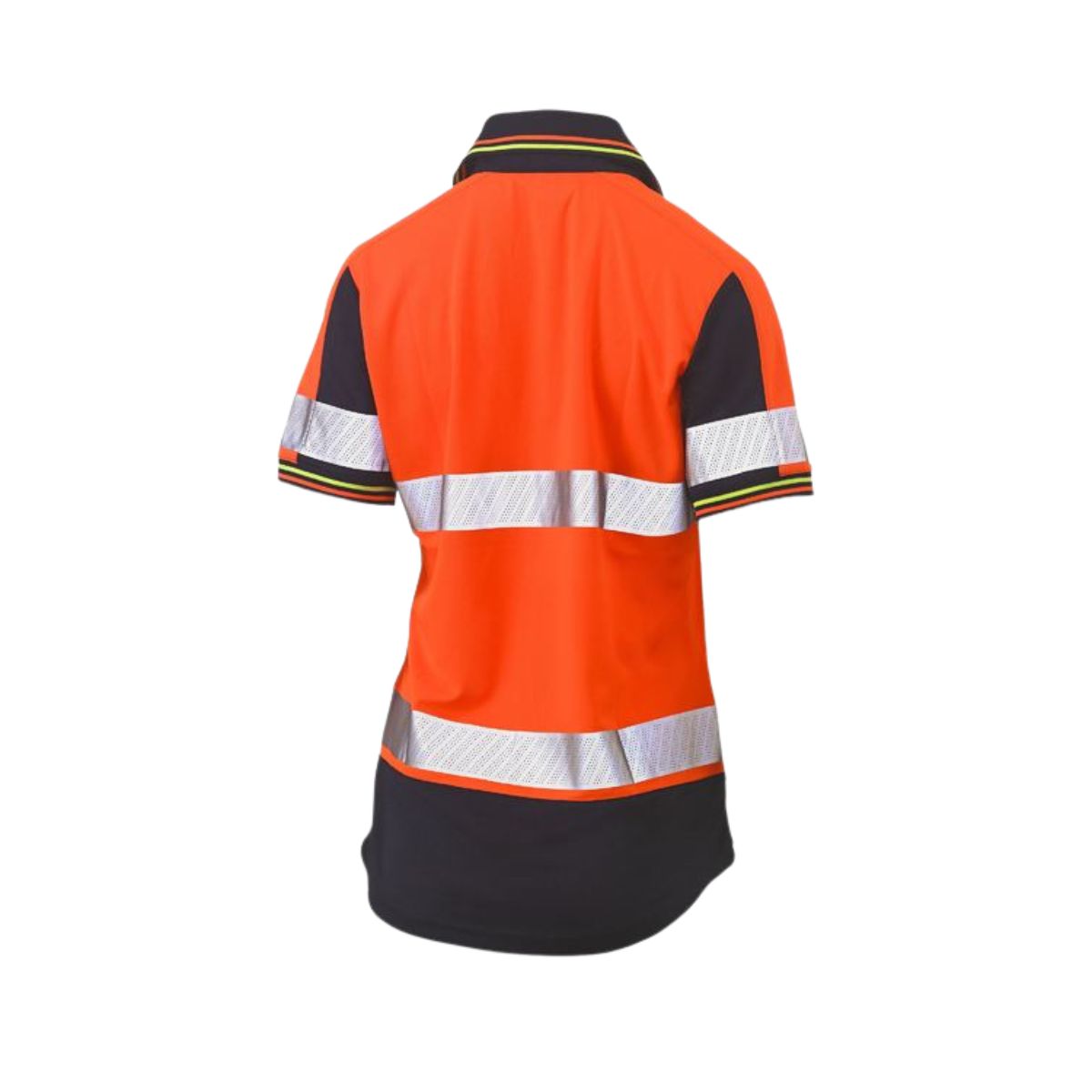 Bisley Women's Taped Two Tone Hi Vis V-Neck Polo BKL1225T