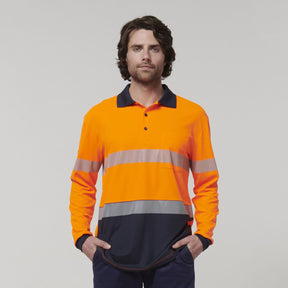 Hi Vis Taped Polo Front