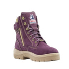 Purple Steel Blue Southern Cross® Zip Ladies Safety Boot