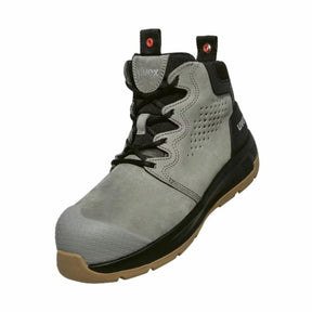 uvex 2 X-Flow Zip Work Boots Wolf Grey side view
