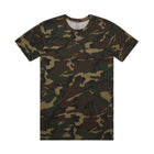 ascolour Men's Camouflage Tee Flat Lay