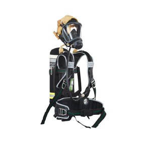 MSA M1 SCBA breathing apparatus with face mask and harness