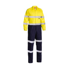 Hi Vis Drill Coverall BC6357T in yellow