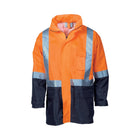 HiVis Two Tone Rain Jacket Orange