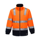 Portwest Huski Convoy hi-vis polar fleece jacket, front view