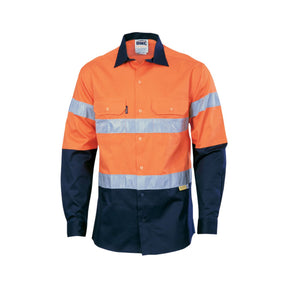 DNC Hi Vis Orange Drill Shirt