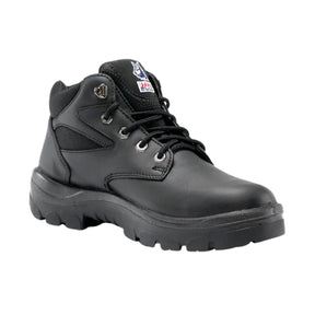 Steel Blue Whyalla Lace-up Sports Boot Black side view