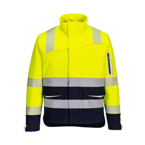 Portwest Huski hi-vis softshell jacket K8280 front view