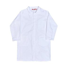 Front view of Hard Yakka Poly-Cotton Dustcoat Y06050 White