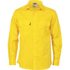 DNC Cool-Breeze Work Shirt Yellow