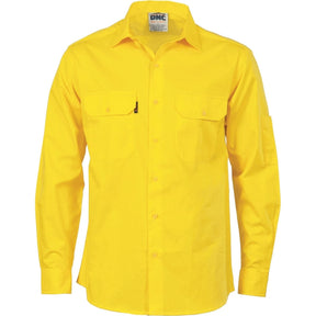 DNC Cool-Breeze Work Shirt Yellow