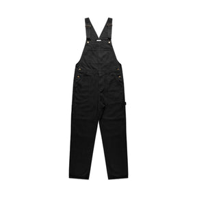 ascolour Men's Canvas Overalls 5980 black front view