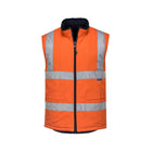 Portwest high visibility orange reversible vest for workwear