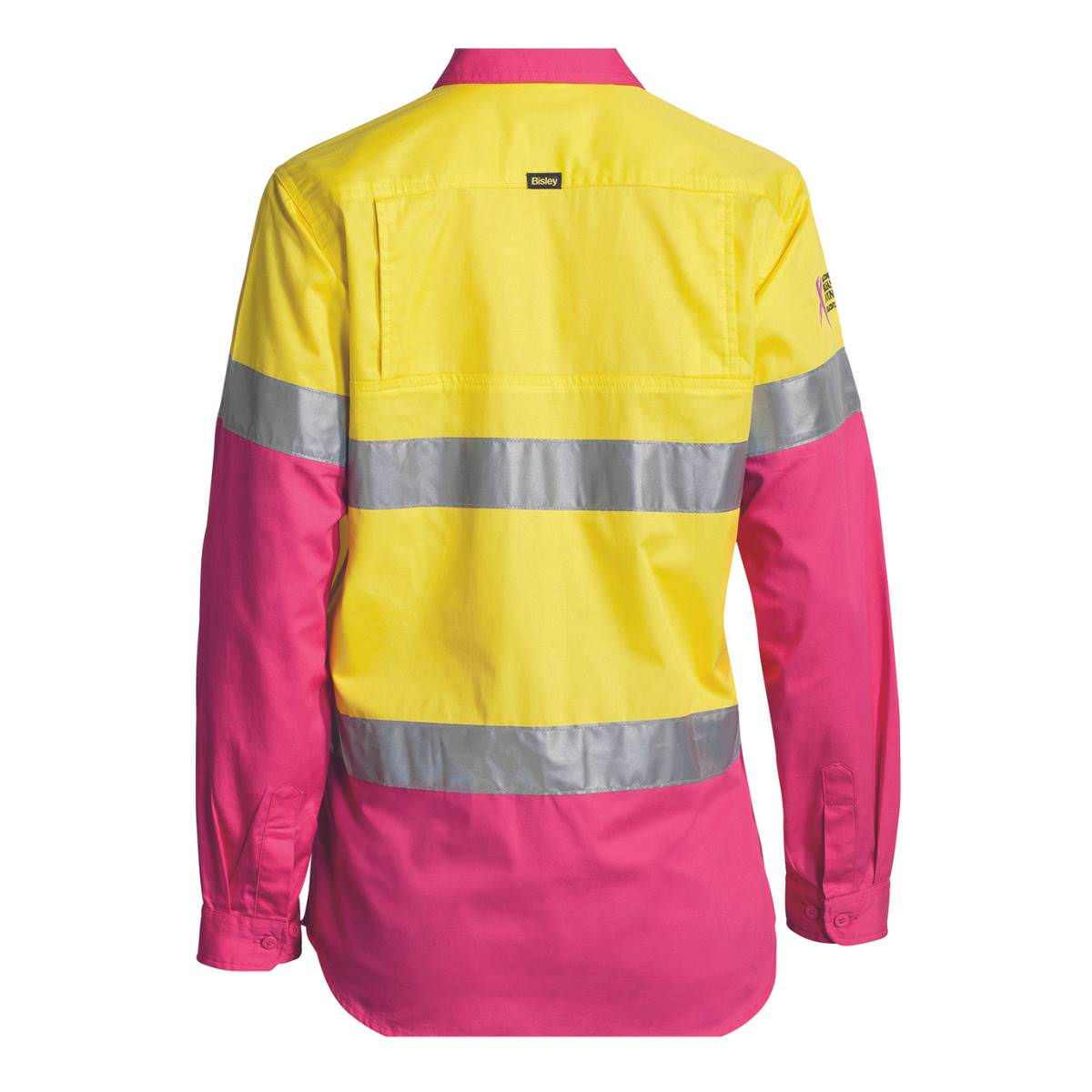 Bisley Women’s Taped Hi Vis Cool Lightweight Drill Shirt BL6696T