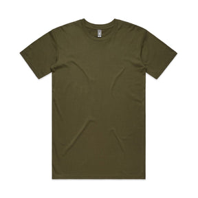 ascolour Men's Staple Tee front view green