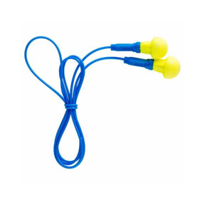3M E-A-R Push-Ins Corded Earplugs in blue