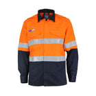 DNC Flame Retardant Workwear Shirt Orange Front