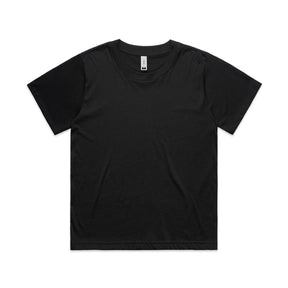 Black women's T-shirt for apparel