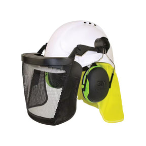3M chainsaw kit worn by worker