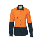 DNC Women's HiVis Orange Cotton Drill Shirt
