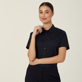 NNT Women's Avignon Stretch Short Sleeve Slim Shirt