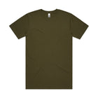 ascolour Men's Block Tee in olive green