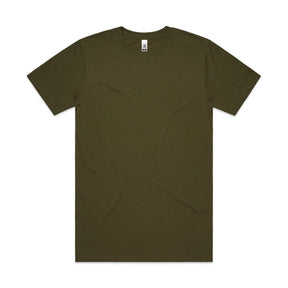 ascolour Men's Block Tee in olive green